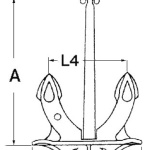 Ancora Hall originale 48 kg - immagine 2