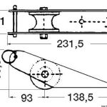 Musone di prua inox 232 x 51 mm - immagine 2
