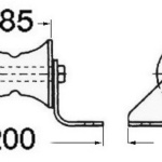 Musone di prua inox per delfiniera - immagine 3