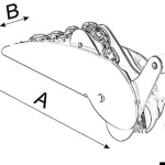Musone a ribalta pesante Classic 595 mm - immagine 2