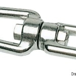 Girella inox occhio/grillo 5 mm