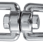 Girella inox occhio/grillo con perno a filo 6 mm