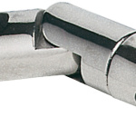 Attacco girevole inox 2 snodi 6/8 mm