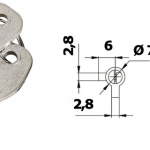 Lucchetto per gancio traino
