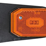 Fanale posizione LED laterale luce arancio staffa