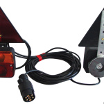 Kit luci LED fissaggio magnetico freccia dinamica