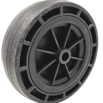 Ruota tecnopolimero magg. e rivestimento gomma Ø 250 mm