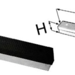 Appoggio laterale con staffa 500 mm