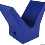 Fermaprua blu in gomma 105 x 67 x 124 mm