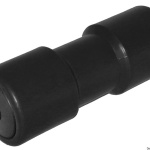 Rullo centrale nero 200 mm Ø foro 17 mm