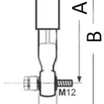 Ammortizzatore per Al-ko 1500 kg/3000 kg - immagine 2