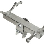 Staffa rullo laterale rialzata 4 rulli 40 mm