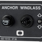 Pannello di comando verricelli 80 x 60 mm