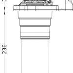 VERRIC. CS-V MOTORE VERTIC. 800W 12V CAT.8 SENZA - immagine 2