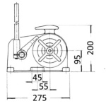 Verricello Italwinch Giglio manuale -barbotin 6 mm - immagine 2