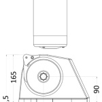 Verricello Italwinch Obi  700 W - 12 V senza campana - barbotin 6 mm - immagine 3