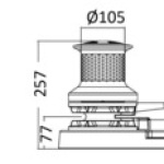 Verricello Lewmar V6 basso barbotin 14 mm - immagine 2