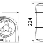 HX1L 12V 800W 8mm senza campana - immagine 2