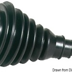 Maxi soffietto passacavi nero