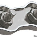 Morsetti inox doppi 3 mm