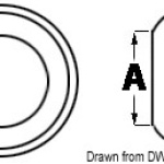 Sede per terminale inox Ø 8/10 mm