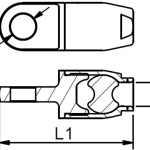 Terminale ad occhio per rig tessile per cima Ø4 mm - immagine 2