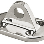 Basetta inox per lifeline occhio 10 mm