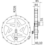Avvolginastro ad alta resistenza inox 60Mt - immagine 2