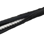 Protezione scafo in lana nera per cime 14/22