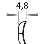 Profilo protezione deluxe con viti 320mm - immagine 2