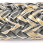 Doppia treccia misto Kevlar poliestere rossa 8mm