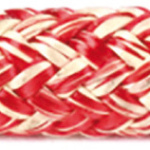 Doppia treccia misto Kevlar poliestere grigia 10mm - immagine 2