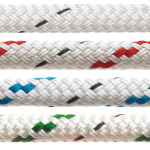 Cima Marlow Doublebraid con segnalino blu 6 mm