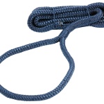 Cima per parabordi impiombata 1,5 m nera