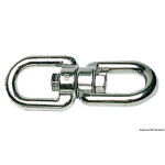 Girella inox doppio occhio 8 mm