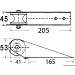 Musone inox per piccoli scafi 205 mm - immagine 2
