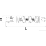 Dispositivo ormeggio CARDAN diam. 87 mm - 3800 Kg - immagine 3