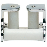 Passacatena ottone cromato 3 rulli