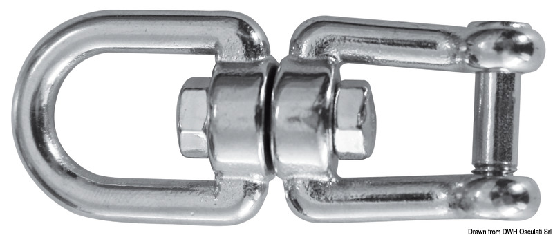 01.438.xx_.jpg Girella inox occhio/grillo con perno a filo 10 mm - immagine 1