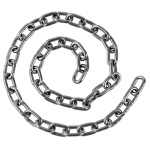 Coppia di spezzoni catena inox 10 mm