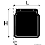 Paraspruzzi per parafanghi da 200 mm - immagine 3