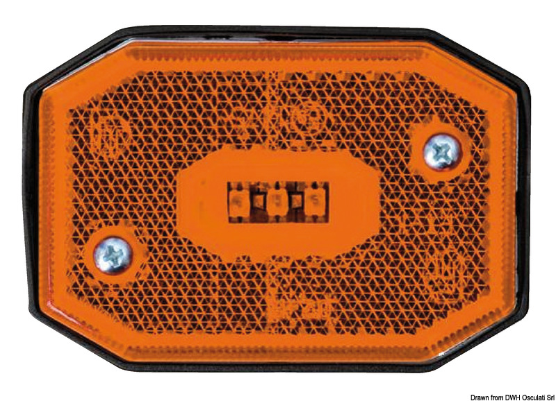02.021.50.jpg Fanale posizione LED laterale luce arancio - immagine 1