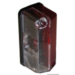 Fanale d'ingombro base piana bianco/rosso