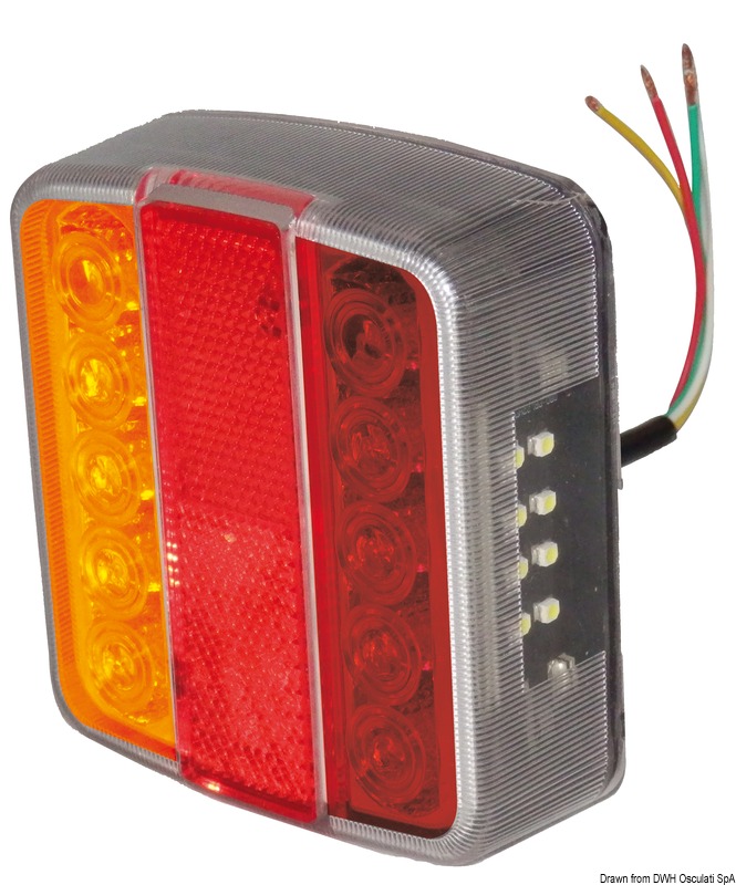 OLYMPUS DIGITAL CAMERA Fanale Led posteriore DX/SX a 4 luci - immagine 1