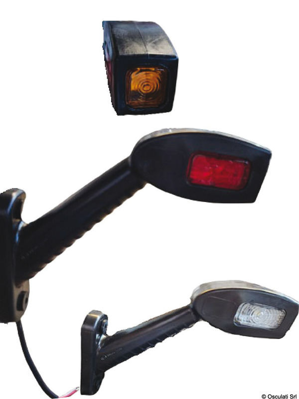 02.022.24-25.jpg Fanale ingombro LED dx 3 funzioni corpo gomma - immagine 1