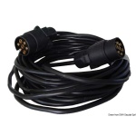 Cavo prolunga rimorchio 2 spine/7 poli 10 m