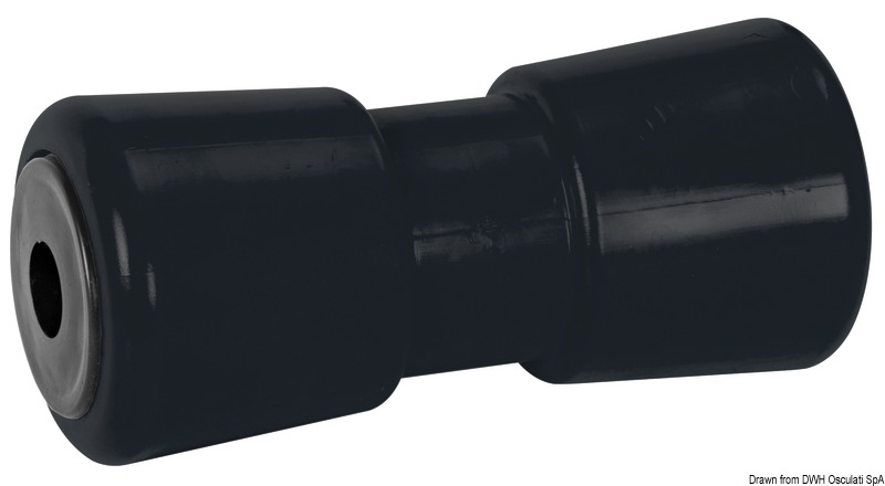 02.029.03.jpg Rullo centrale nero 185 mm Ø foro 21 mm - immagine 1