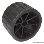 Rullo laterale nero L mm 75 Ø foro mm 18,5