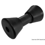 Rullo centrale nero 190 mm Ø foro 25 mm