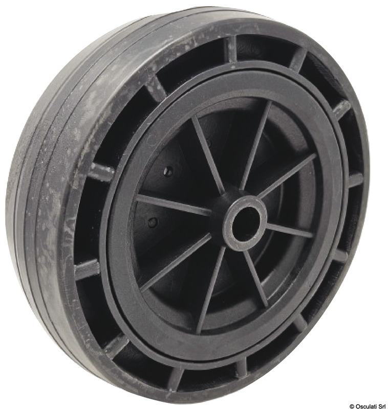 02.029.47.jpg Ruota tecnopolimero magg. e rivestimento gomma Ø 250 mm - immagine 1